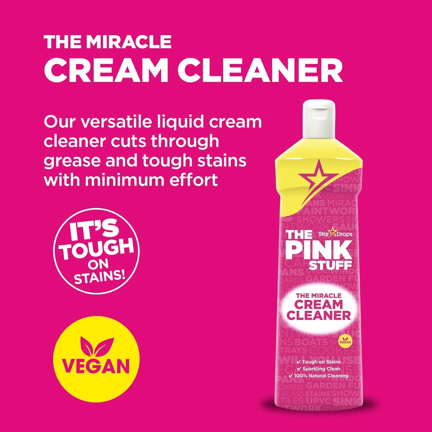 THE PINK STUFF - THE MIRACLE CREAM CLEANER (500ML)