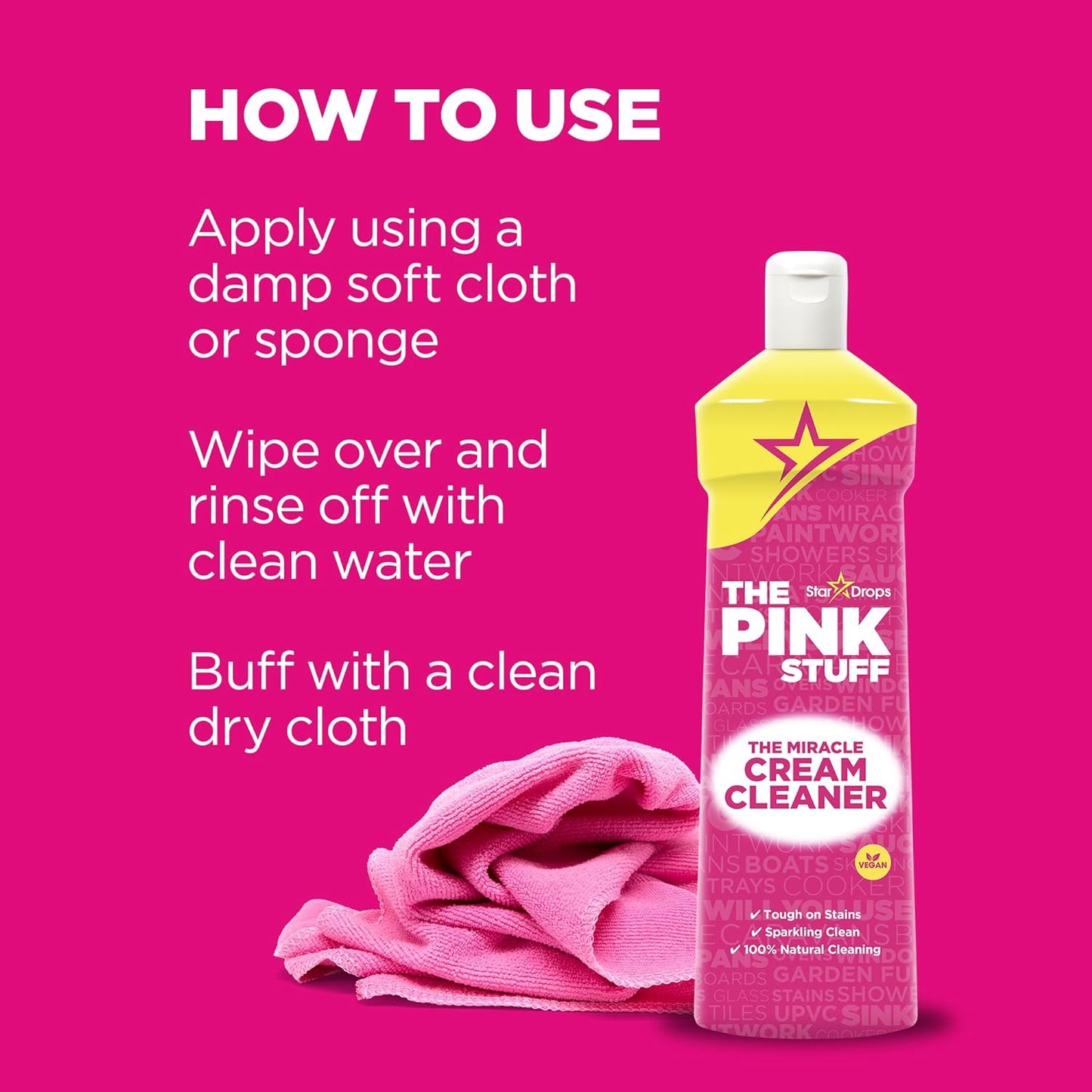 THE PINK STUFF - THE MIRACLE CREAM CLEANER (500ML)