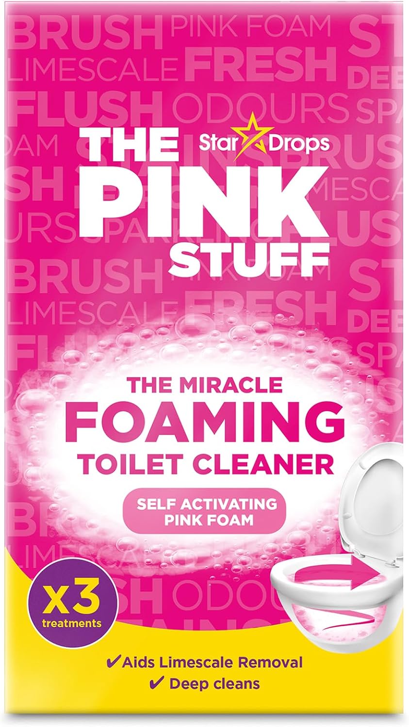 The Pink Stuff The Miracle Foaming Toilet Cleaner (Pack of 3)