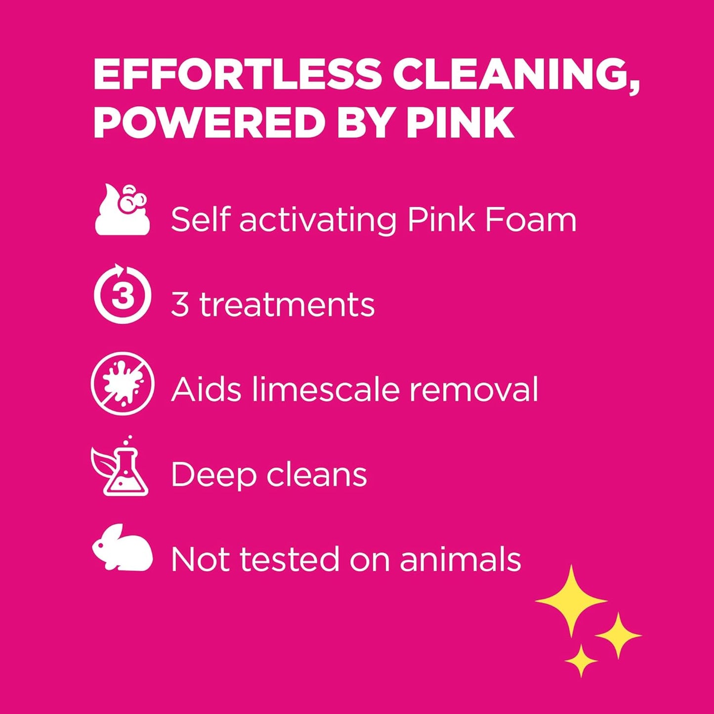 The Pink Stuff The Miracle Foaming Toilet Cleaner (Pack of 3)