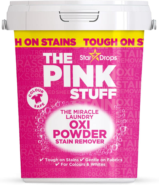 THE PINK STUFF - THE MIRACLE LAUNDRY OXI POWDER STAIN REMOVER - COLOURS (1KG)