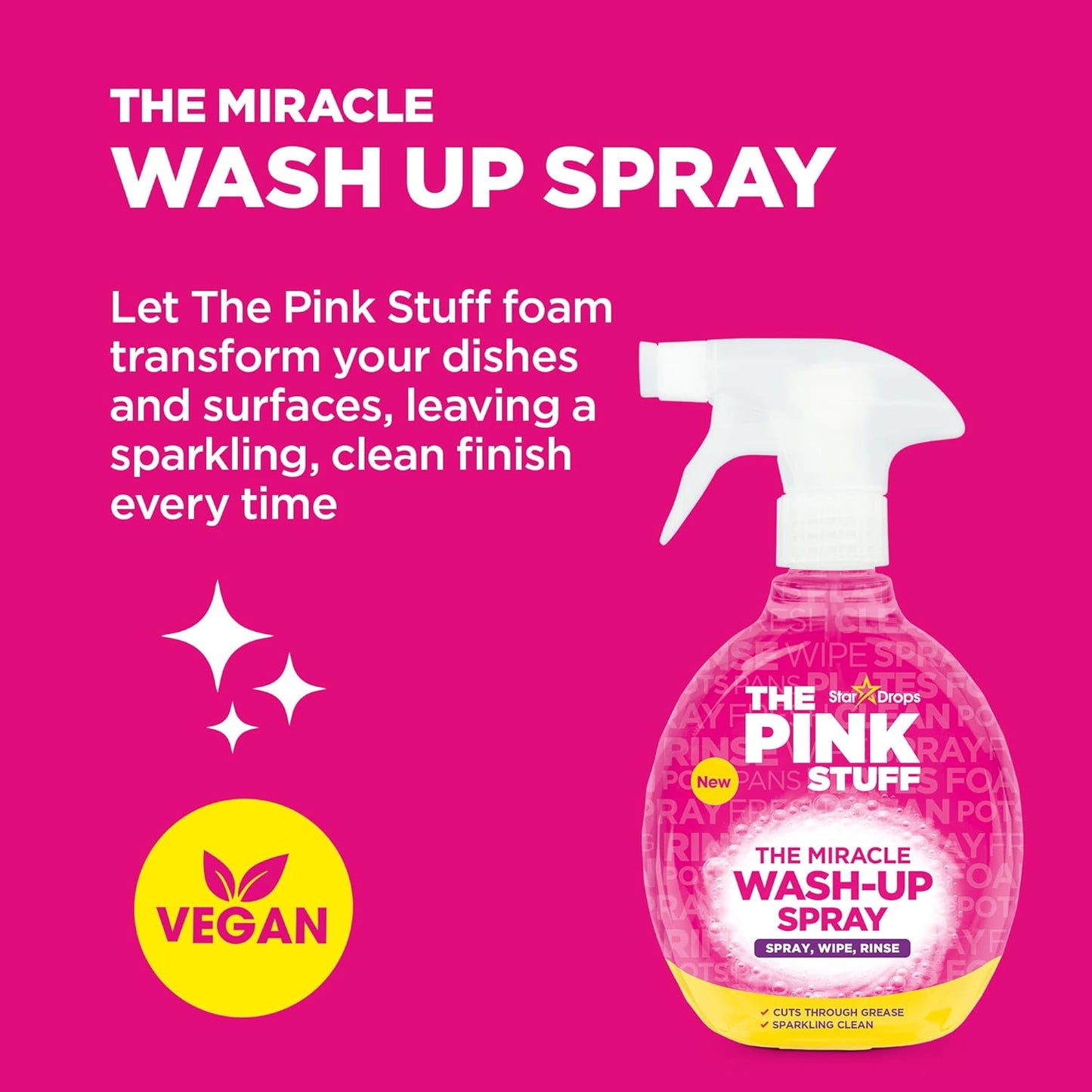 THE PINK STUFF - THE MIRACLE WASH UP SPRAY (500ML)