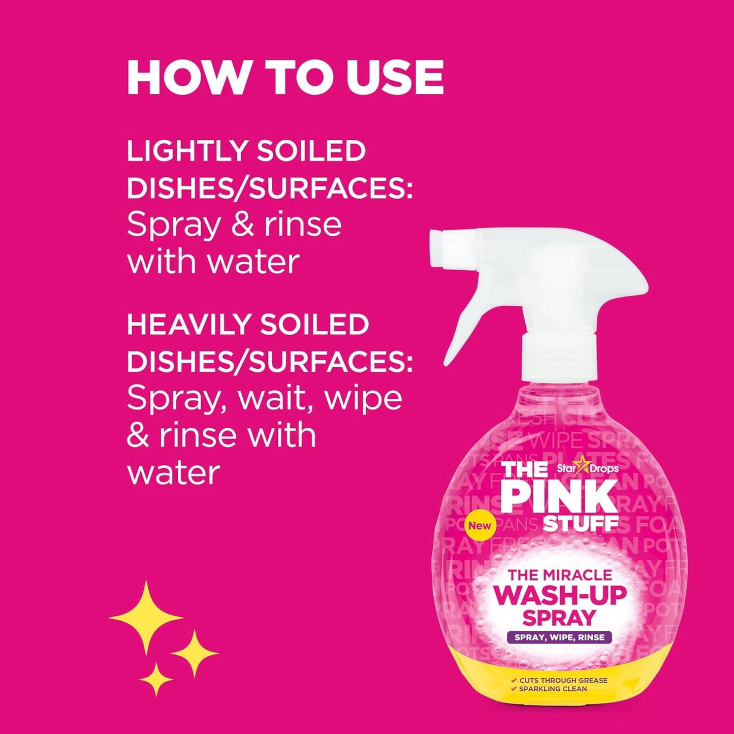 THE PINK STUFF - THE MIRACLE WASH UP SPRAY (500ML)