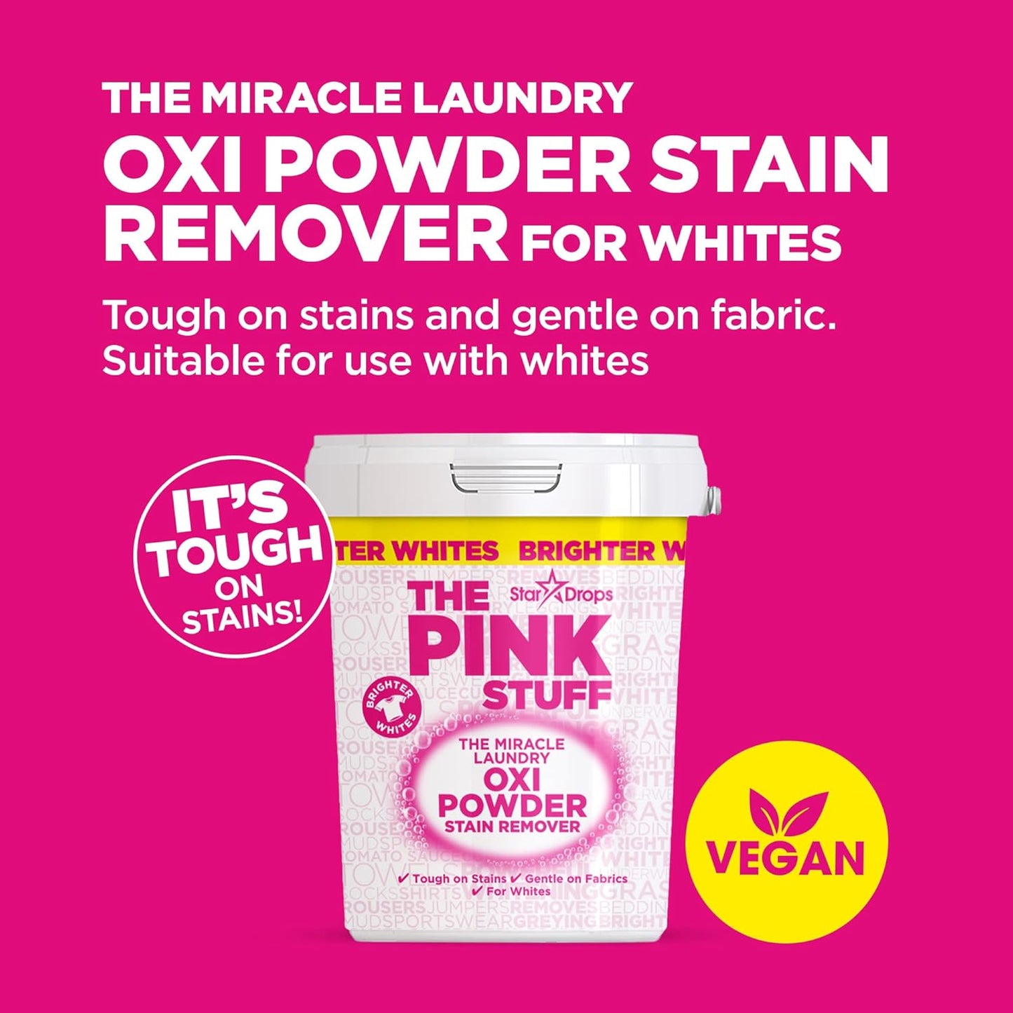 THE PINK STUFF - PINK STUFF STAIN REMOVER WHITES 1KG