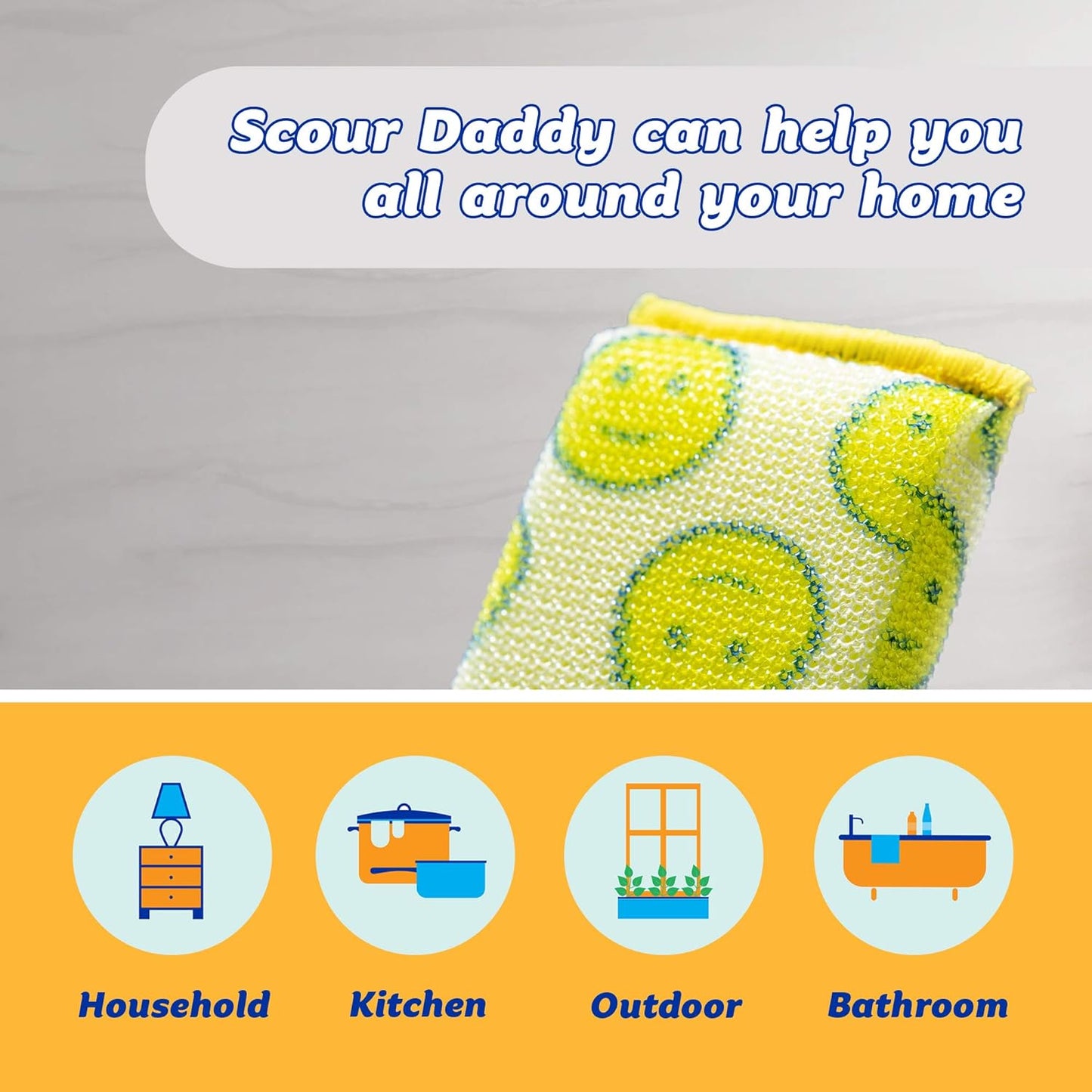 Scrub Daddy Scour Daddy - 3 Pack