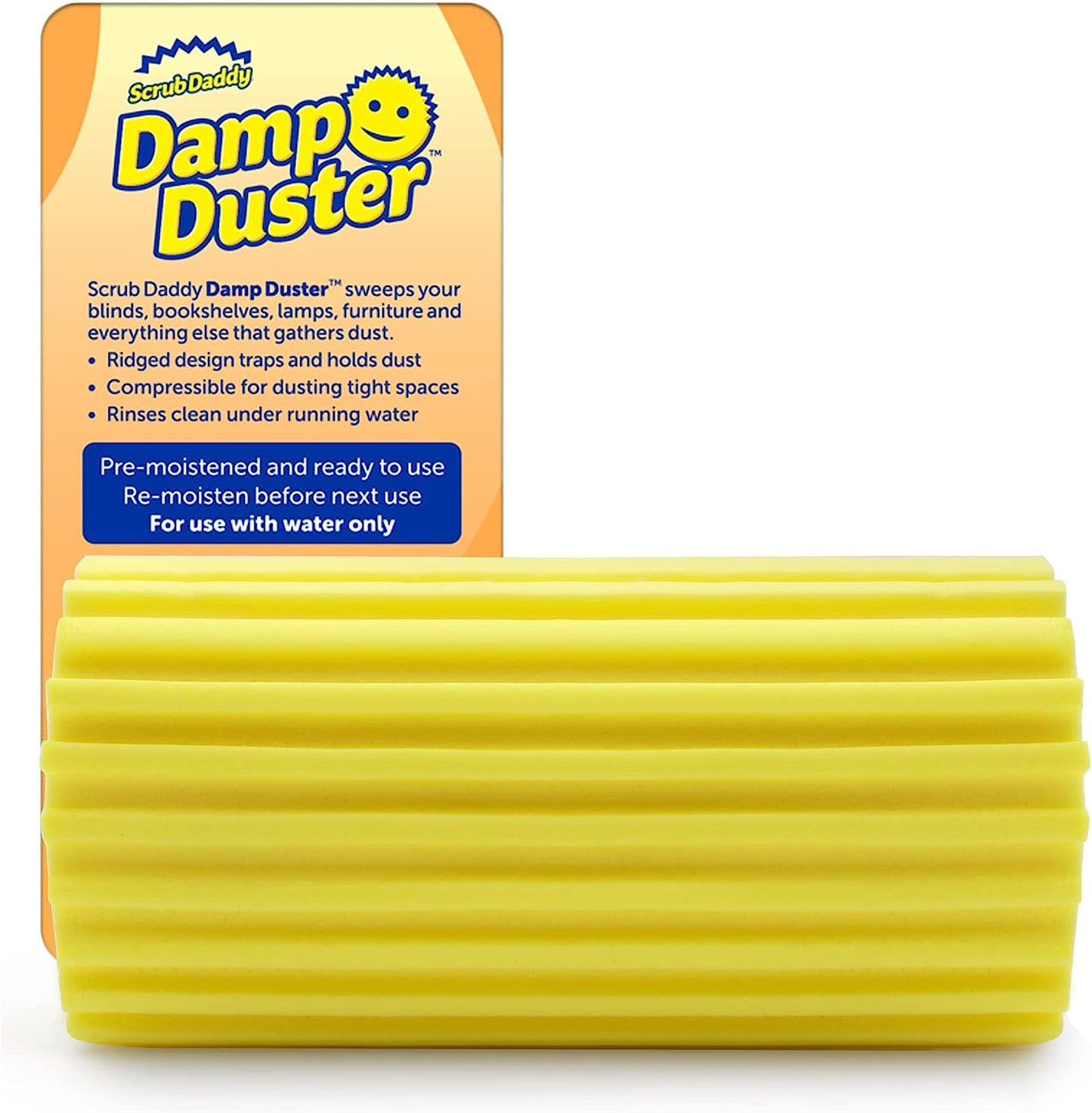 SCRUB DADDY DAMP DUSTER YELLOW (1 PACK)