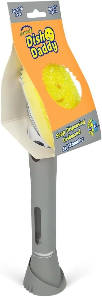 Scrub Daddy Self-Standing Soap Dispensing Dishwand