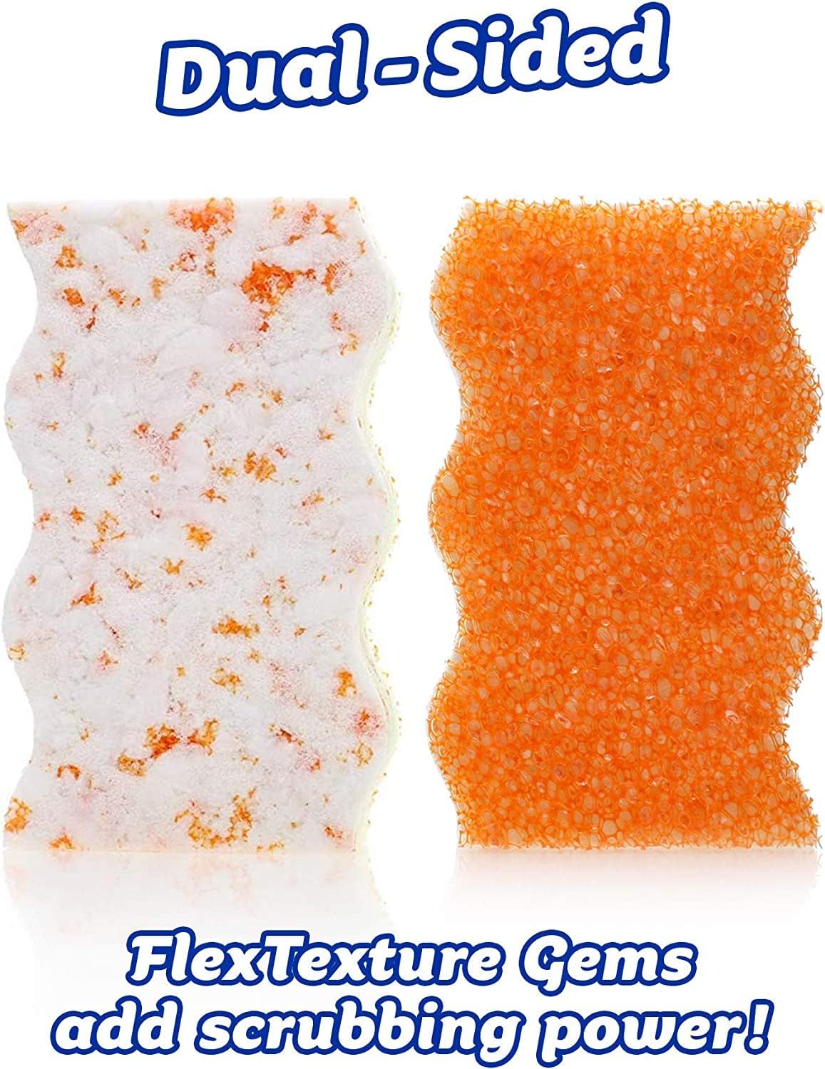 Scrub Daddy - Eraser Daddy Dual-Sided Scrubber and Eraser - Lasts 10x Longer - 2 pack