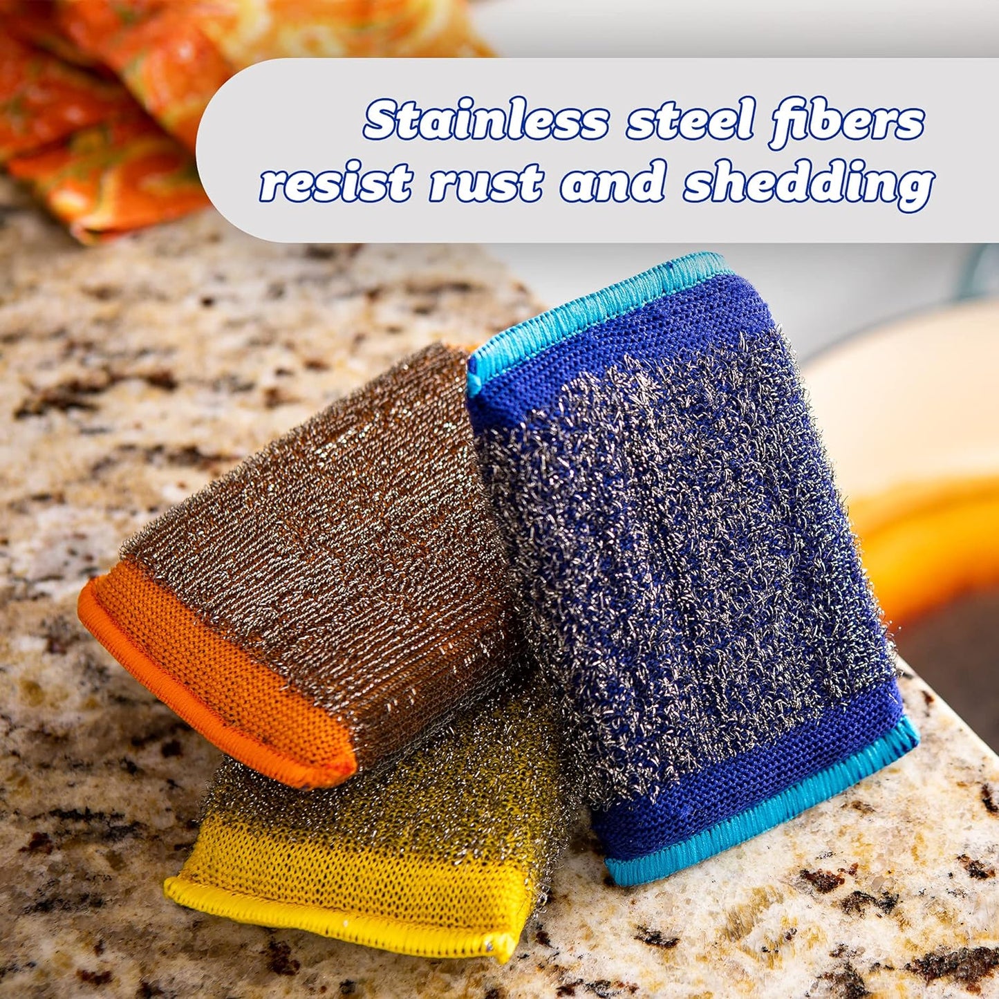 Scrub Daddy Heavy Duty Stainless Steel Scouring Pad (Pack of 2)