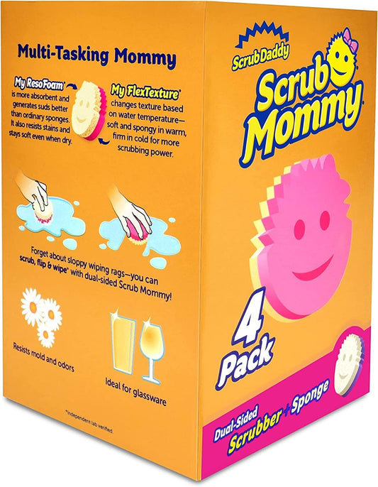 Scrub Mommy Pink Sponge – 4 Pack