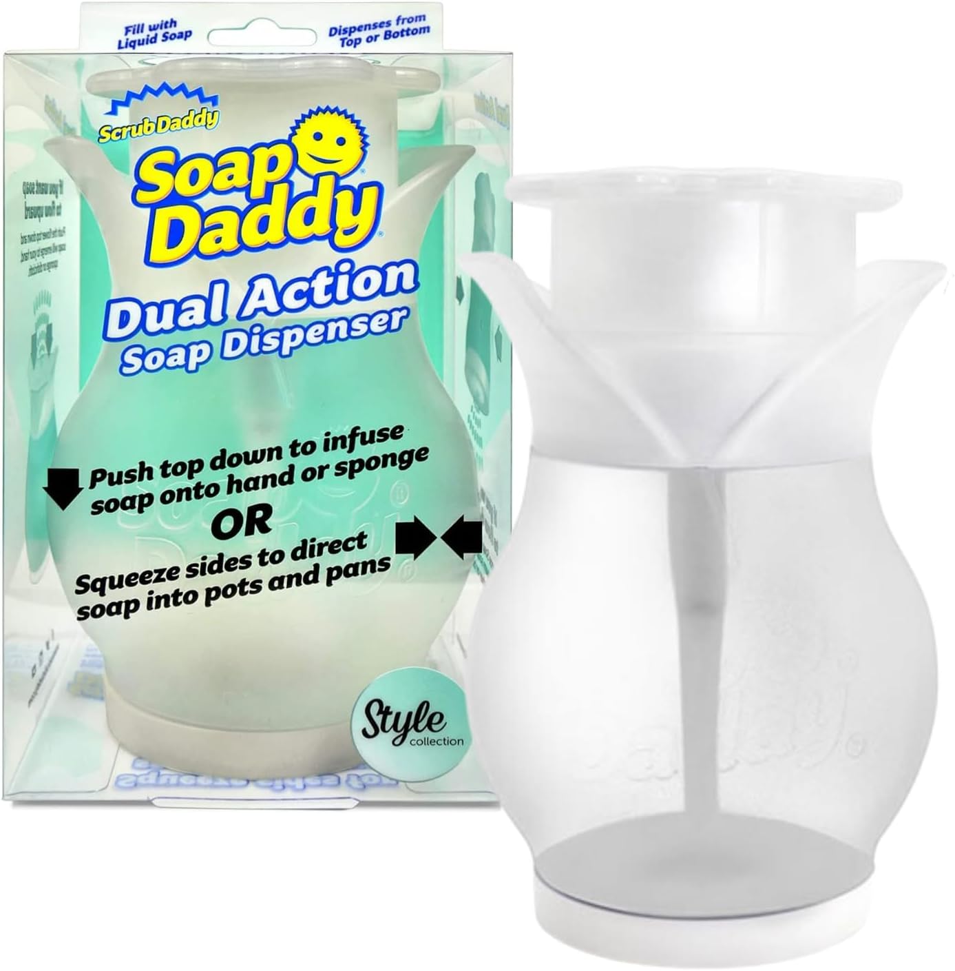 Scrub Daddy Soap Daddy Dispenser - Clear