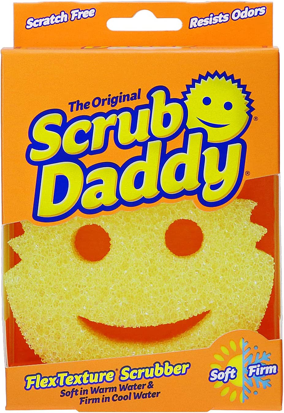 Scrub Daddy Original Sponge – Scratch-Free Scrubber – 2 pack